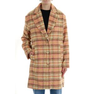 CAPPOTTO CHECKED MOLLY BRACKEN ROSA